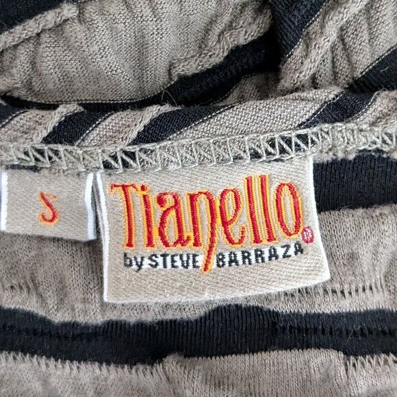 TIANELLO By Steve Barraza Stretchy Crepe Knit Fit to Flare Tunic Top; Size S - Picture 4 of 4